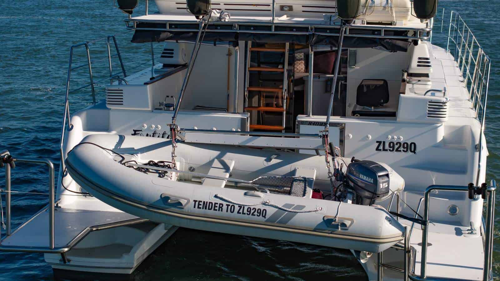 1998 Cooke Bros 46 Flybridge Powercat photo 8
