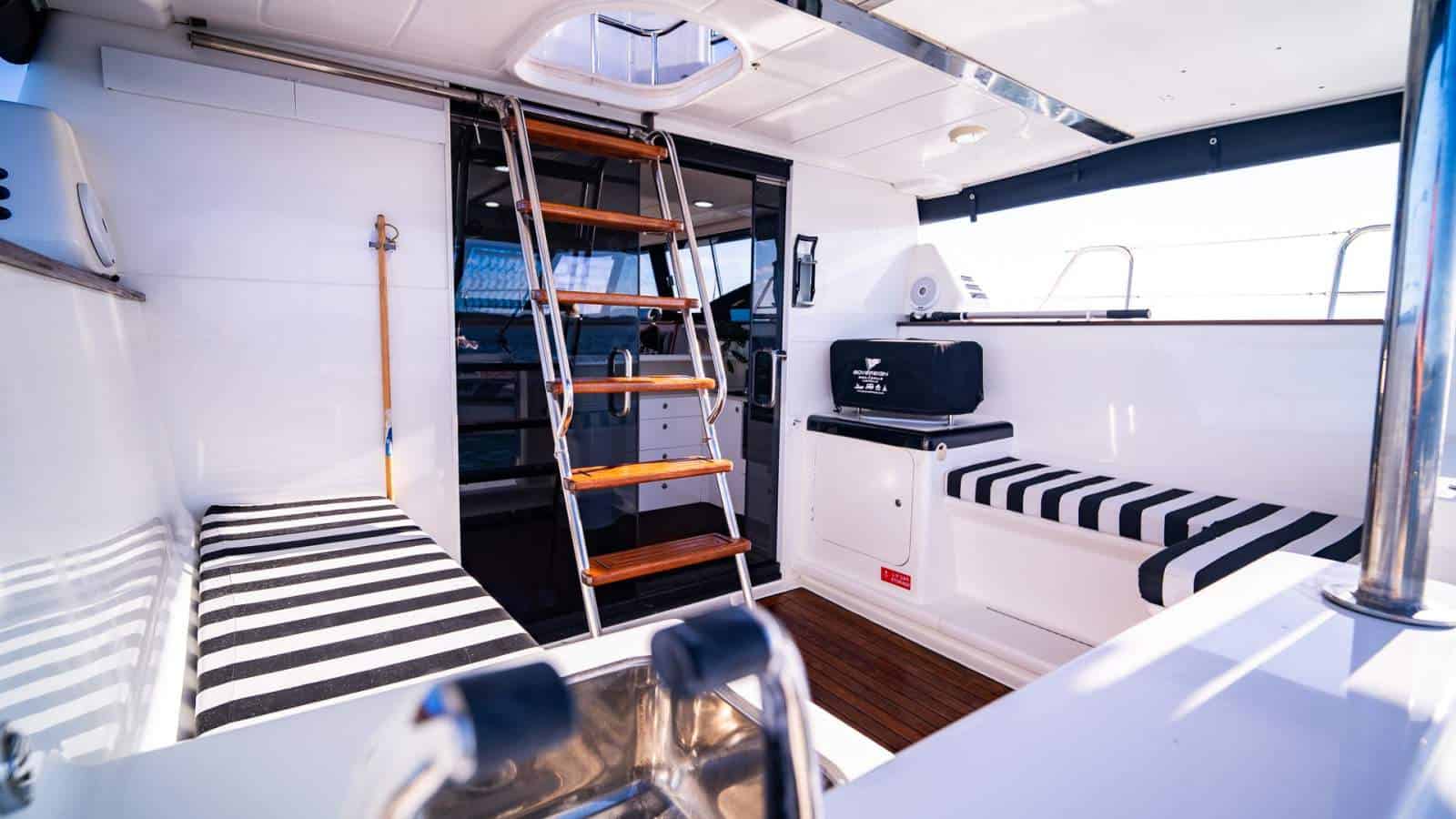 1998 Cooke Bros 46 Flybridge Powercat photo 11