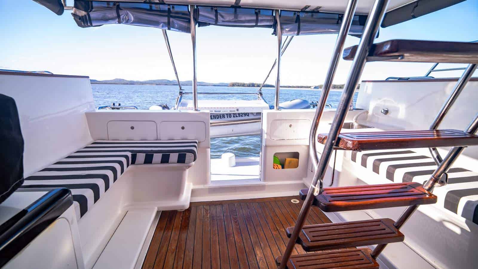 1998 Cooke Bros 46 Flybridge Powercat photo 14
